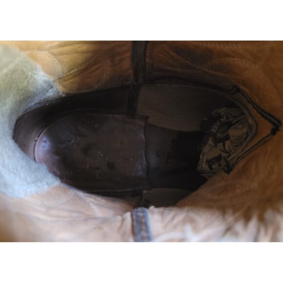 Kirkendall PeeWee Cowboy Western Boots Vintage 40s 50s Black Cutout Stars Mens 9 - Picture 14 of 14